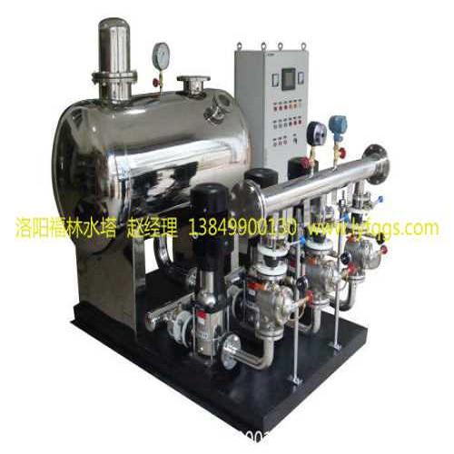 洛阳无塔供水设备批发 河南供水新方案与洛龙区福林水塔加工厂高清图解